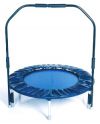 Non-folding Blue Hard-bounce rebounder w/Stabilizing Bar